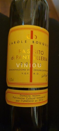 Siçili Moscato di Pantelleria Carole Bouquet 2012