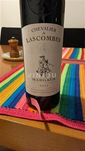Bordéus Margaux Château Lascombes Chevalier de Lascombes 2014