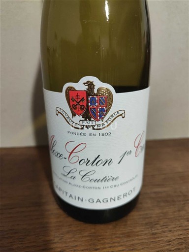 Burgundi Aloxe-Corton Premier Cru Capitain-Gagnerot La Coutière 2022