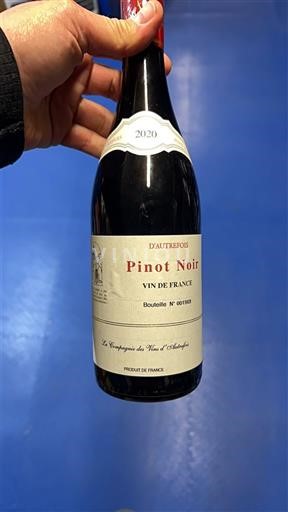 Víno Rouge sec Autrefois 2020 Francie Údolí Loiry Nespecifikováno AOC