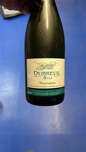 Šumivá vína Rosé brut Rosé tradition Dubreuil & Fils Non millésimé Francie Údolí Loiry Nespecifikováno AOC
