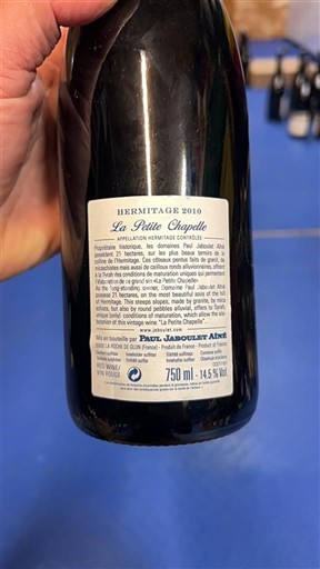 Lugina e Ronës Hermitage Paul Jaboulet Aîné La Petite Chapelle 2010