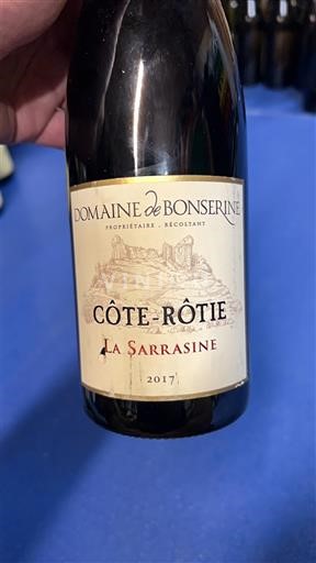 Thung lũng Rhône Côte-rôtie Domaine Bonserine La Sarrasine 2017