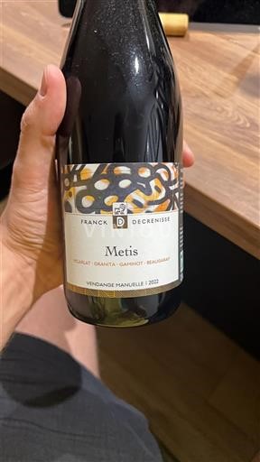 Божоље Боҗоле Franck Decrenisse Metis 2022