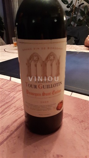 Bordeaux Pessac-Léognan Château Tour Guillotin 2004