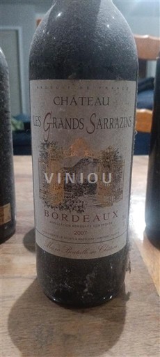 Bordo Château Les Grands Sarrazins 2007