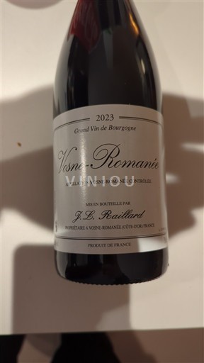 Bourgogne Vosne-romanée J.L. Raillard 2023