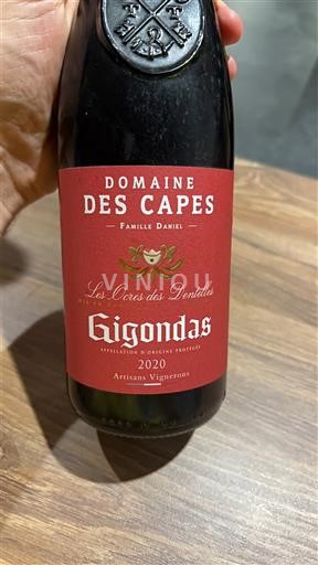 Vinhos Rouge sec Les Côtes des Dentelles Domaine Capes 2020 França Vale do Ródano Gigondas AOC
