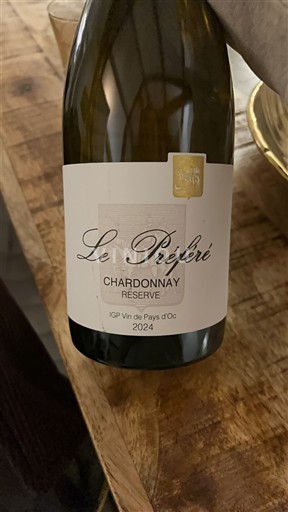 Languedoc y Rosellón País de Oc Le Préféré Chardonnay Réserve 2024