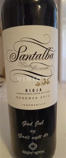 La Rioja Rioja Santalba Viña Hermosa 2012