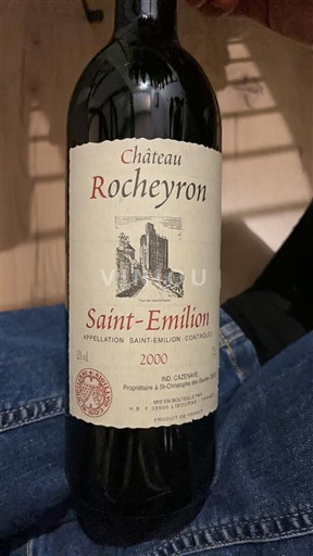 Bordeaux Saint-Émilion Château Rocheyron 2000
