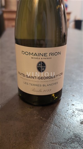 Burgundija Nuits-Saint-Georges Premier Cru Domaine Rion Les Terres Blanches 2023