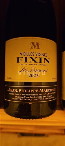 Burgundi Fixin Jean-Philippe Marchand Les Damnées Vieilles Vignes 2022