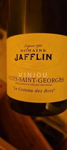 Burgund Nuits-Saint-Georges Domaine Jafflin Le Coteau des Bois Ikke-årgang