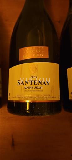 Vini Rouge sec Saint-Jean Domaine David Morey 2023 Francia Borgogna Santenay AOC