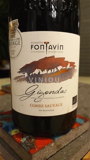 Lugina e Ronës Gigondas Domaine Fontavin Combe Sauvage 2017