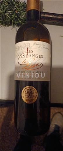 Bordeaux Entre-deux-mers Les Vendanges de Lise 2013