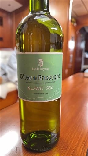 Sydväst Côtes de Gascogne Roc de Broysses Icke årgångsbetecknad