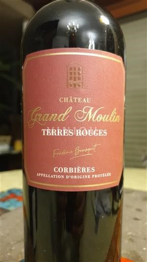 Languedok Corbières Château Grand Moulin Terres Rouges 2017