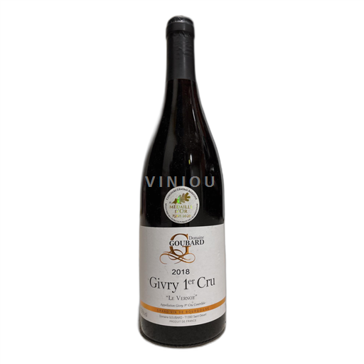 Bourgogne Givry Domaine Goubard Le Vernoy 2018