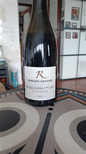 Burgundija Maranges Premier Cru Domaine Regnard Les Clos Roussots 2020