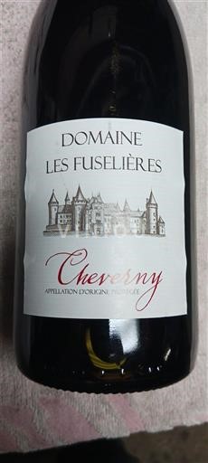 Вина Rouge sec Domaine Les Fuselières Non millésimé Франція Луарська долина Шеверні AOC