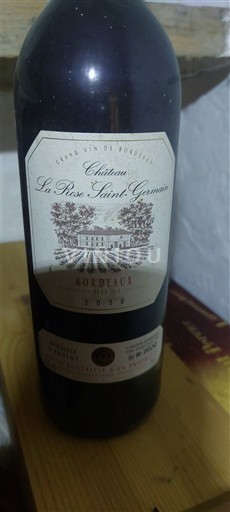 Bordoja Bordo Château La Rose Saint-Germain 2000