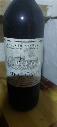 Bordoja Graves-de-vayres Château Gayat 1997