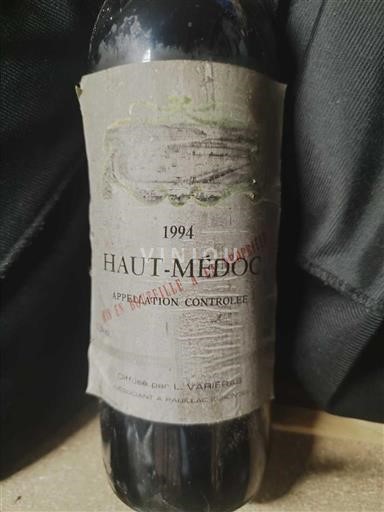 Bordeaux Haut-Médoc Château L. Varieras 1994