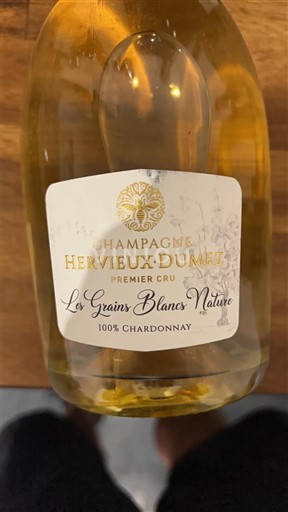 Champagne Premier Cru Hervieux-Dumez Les Grains Blancs Nature Ikke-årgang
