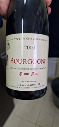 Borgogna Maurice Barraud Pinot Noir 2000