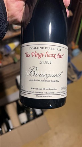 Loiredalen Bourgueil Domaine Bel Air les Vingt lieux dits 2023