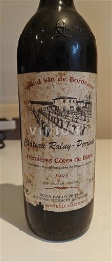 Burdeos No especificado Château Raluy-Perinet 1993