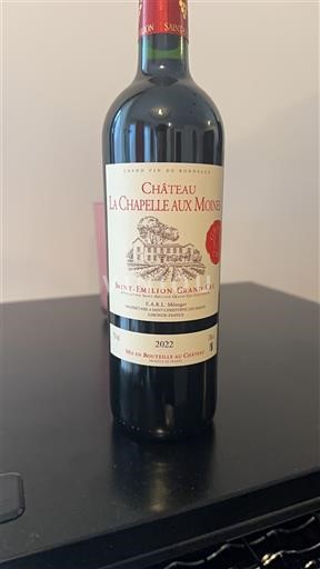 Bordo Сент-Емилион Гранд Кру Grand Cru Château La Chapelle aux Moines 2022