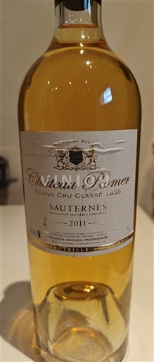 Bordo Сотерн Grand Cru Château Romer 2011