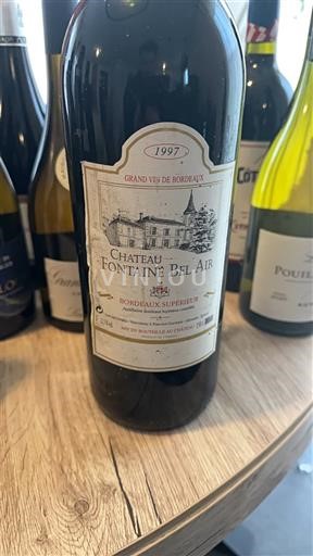 Burdeos Bordeaux superior Château Fontaine Bel Air 1997