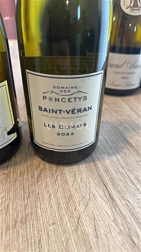 Burgund Saint-Véran Domaine Poncetys Les Climats 2023