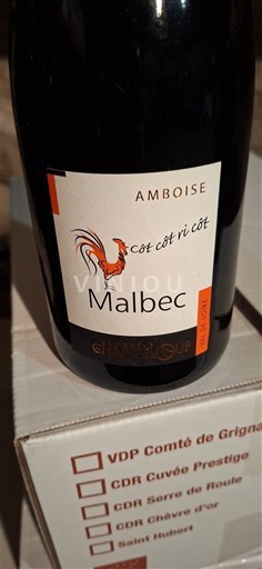 Lugina e Luarës Touraine-Amboise Domaine Chanteloup Côt côt ri côt 2019