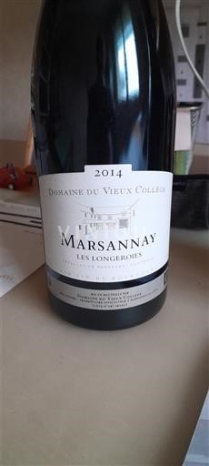 Burgund Marsannay Domaine Vieux Collège Les Longeroies 2014