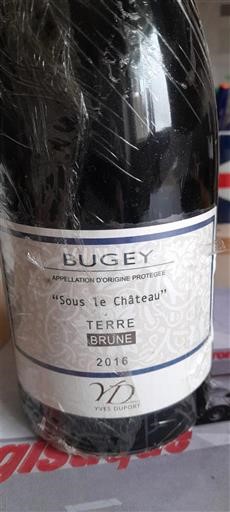 Savoie og Bugey Bugey Yves Duport Sous le Château Terre Brune 2016