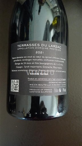 Лангедок Терасе ду Ларзак Domaine Mas Lasta Grande 2021