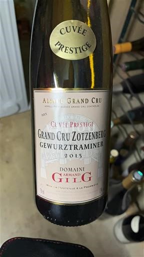 Alsace Ikke spesifisert Grand Cru Domaine Armand Gilg Prestige 2015