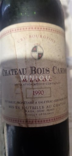Bordo Медок Château Bois Cardon 1990