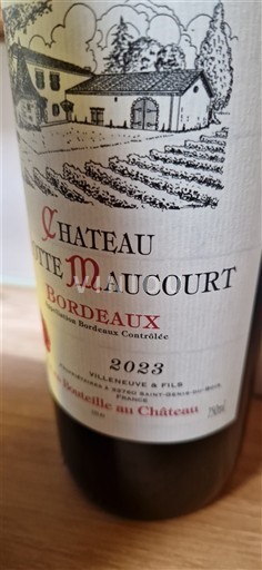 Bordeaux Château La Matte Maucourt 2023