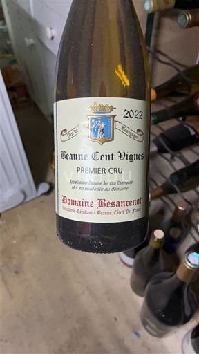Borgoña Beaune Premier Cru Domaine Besancenot Beaune Cent Vignes 2022
