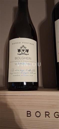 Toskana Boljeri Borgo Fontane Vermentino Non Millésimé