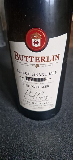 Алзас Nespecificirano Grand Cru Butterlin Steingrubler Pinot Gris 2019