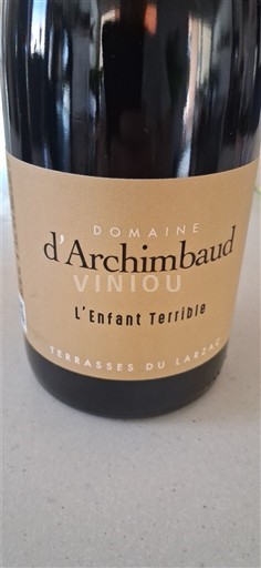 Лангедок Терасе ду Ларзак Domaine Archimbaud L'Enfant Terrible Non Millésimé