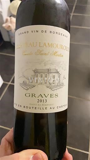 Bordo Гравес Château Lamouroux Saint Martin 2013
