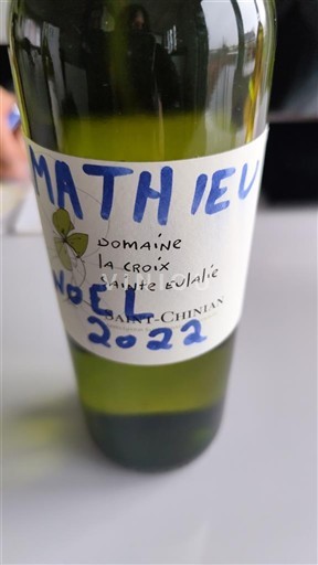 Лангедок Сен-Шињан Domaine La Croix Sainte Eulalie Mathieu Noël 2019